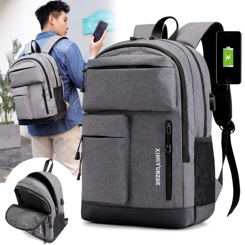 Cycling Commuter Backpack Laptop - Mochila con carga USB para hombre