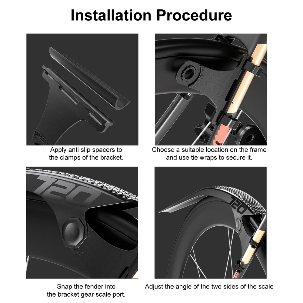 Guardabarros de Nylon para Bic - Fender Mudguard Set reseña y precio