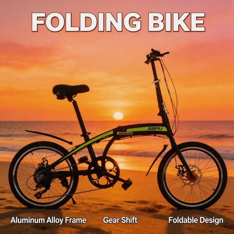 Bicicleta Plegable de Diseño U - Commuter Biking reseña y precio